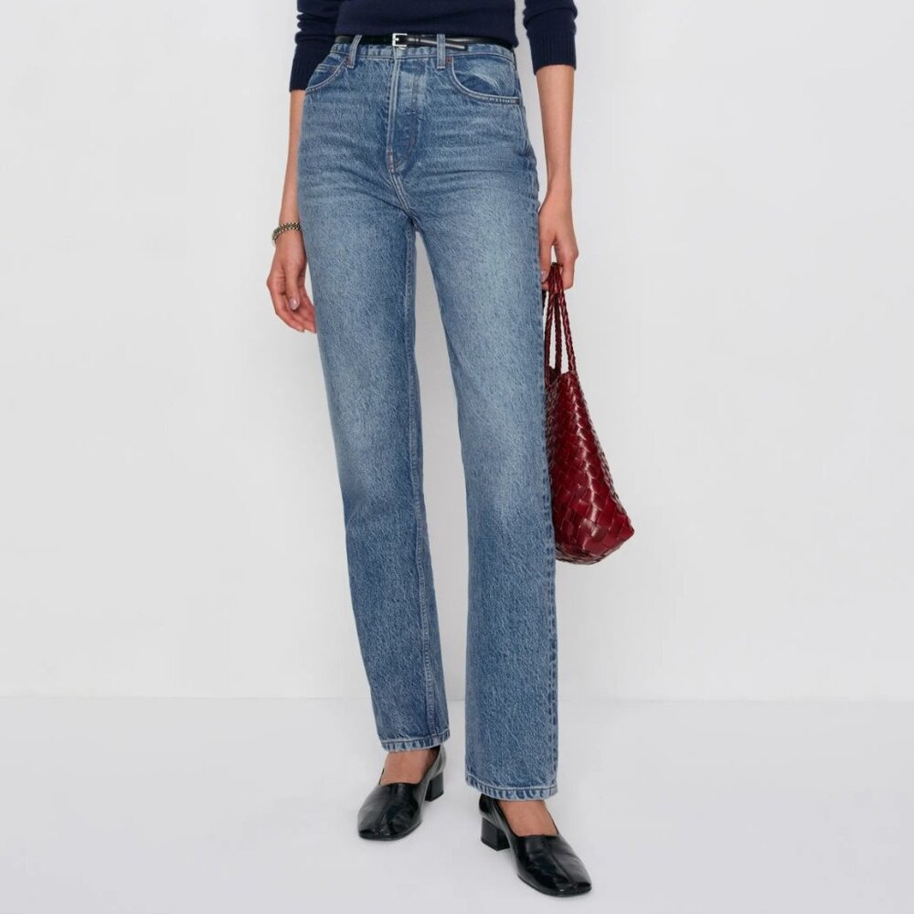Reformation High Rise Blue Jeans